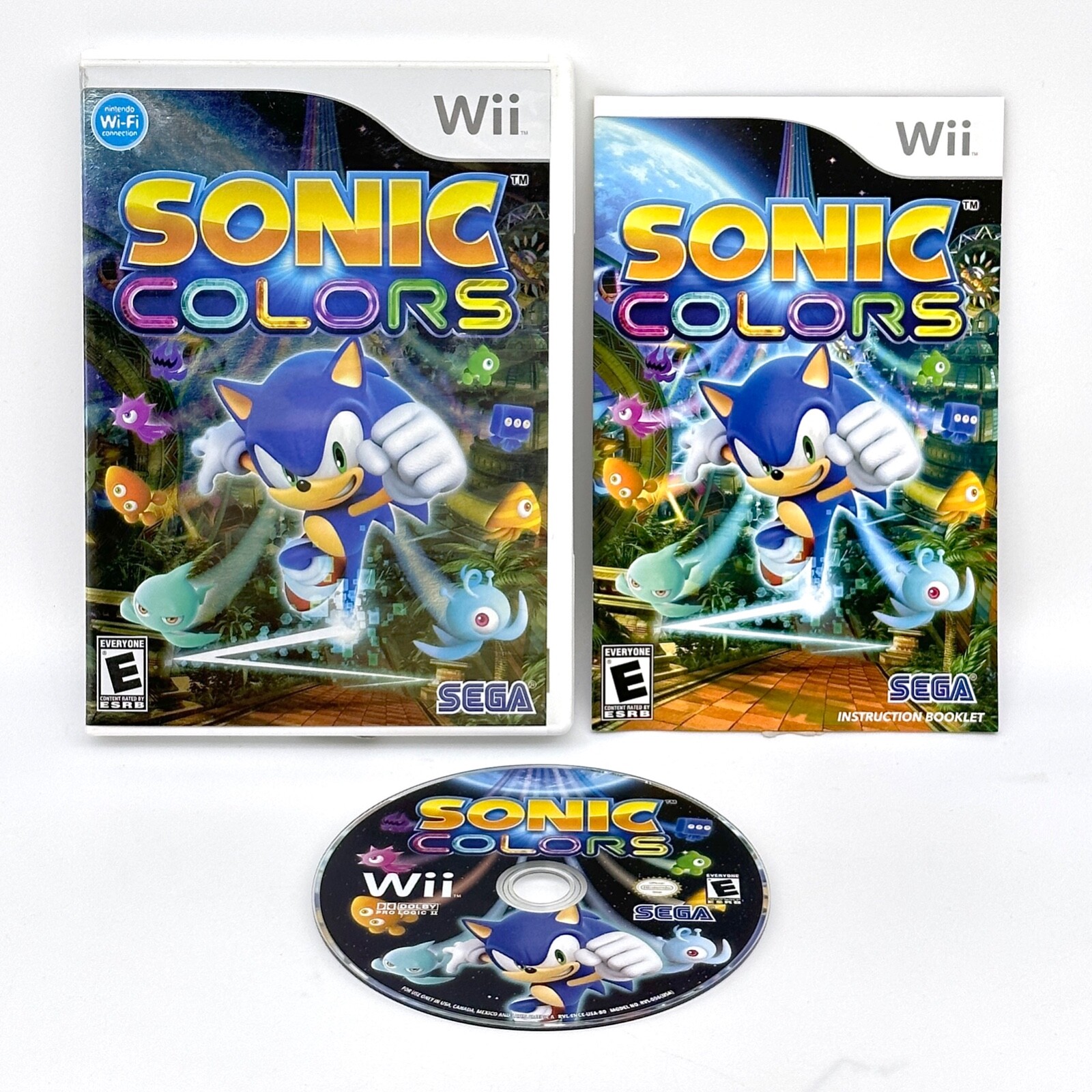 Sonic Colors - Nintendo Wii - Tested & Complete w/ Manual Working CIB ...
