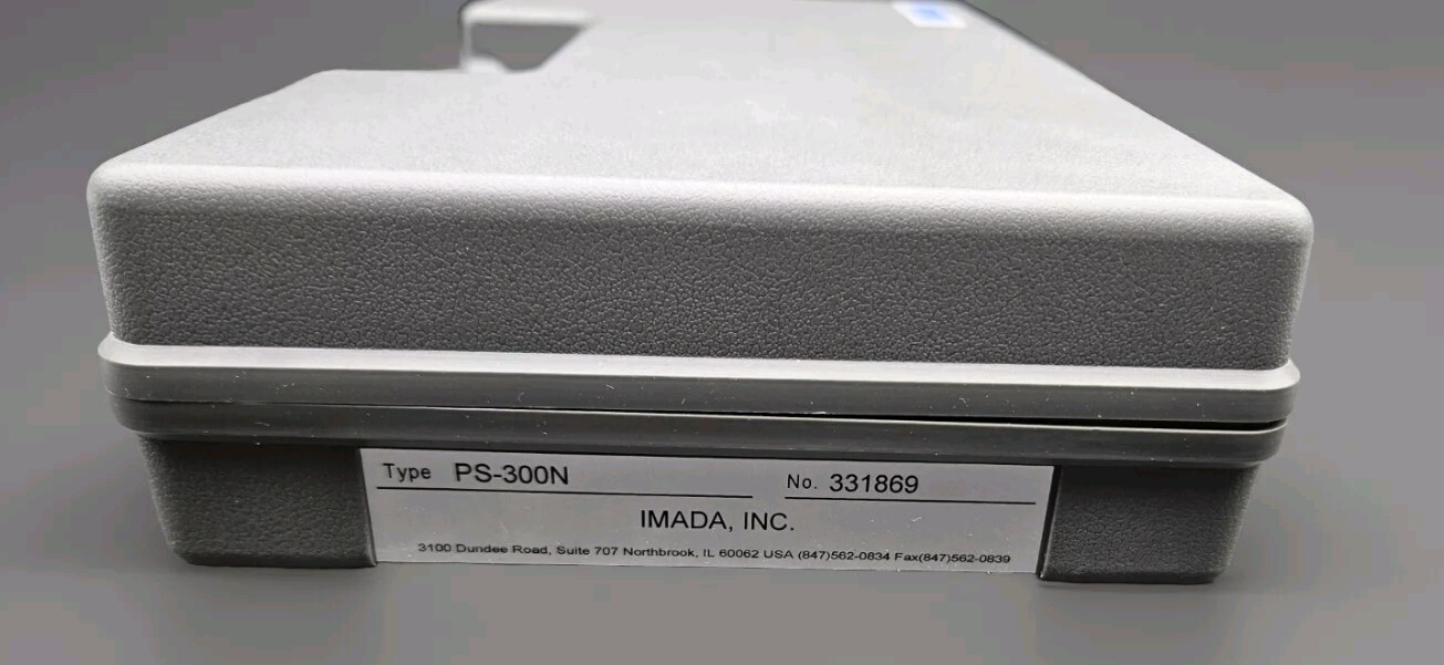 Imada Mechanical Push Pull Force Gauge Scale 300N x 2N, Case & Access Calibrated