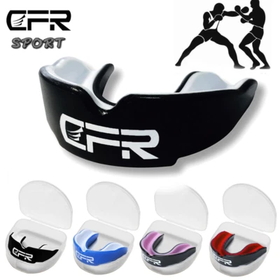 CFR Mundschutz / Zahnschutz Gel Boxen MMA Rugby Hockey Kampfsport Schützt Zähne API