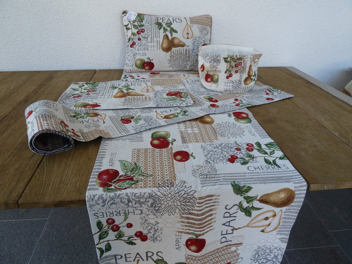 Sander Tischdecken Herbst Winter Gobelin APPLES&PEARS, Artikel
