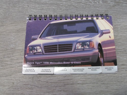 1998 MERCEDES W140 S-CLASS USER OWNER OPERATOR GUIDE MANUAL BOOK SET CASE OEM - Picture 11 of 13