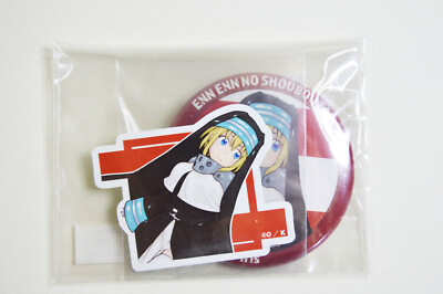 Fire Force x  Lottery Mate Iris Sticker & Can Badge set E Prize