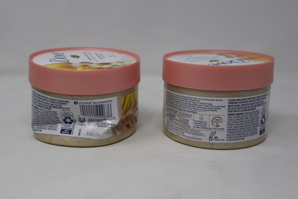 2x Dove Gentle Exfoliating Body Polish Colloidal Oatmeal & Calendula Oil*Damaged - Image 2 of 4