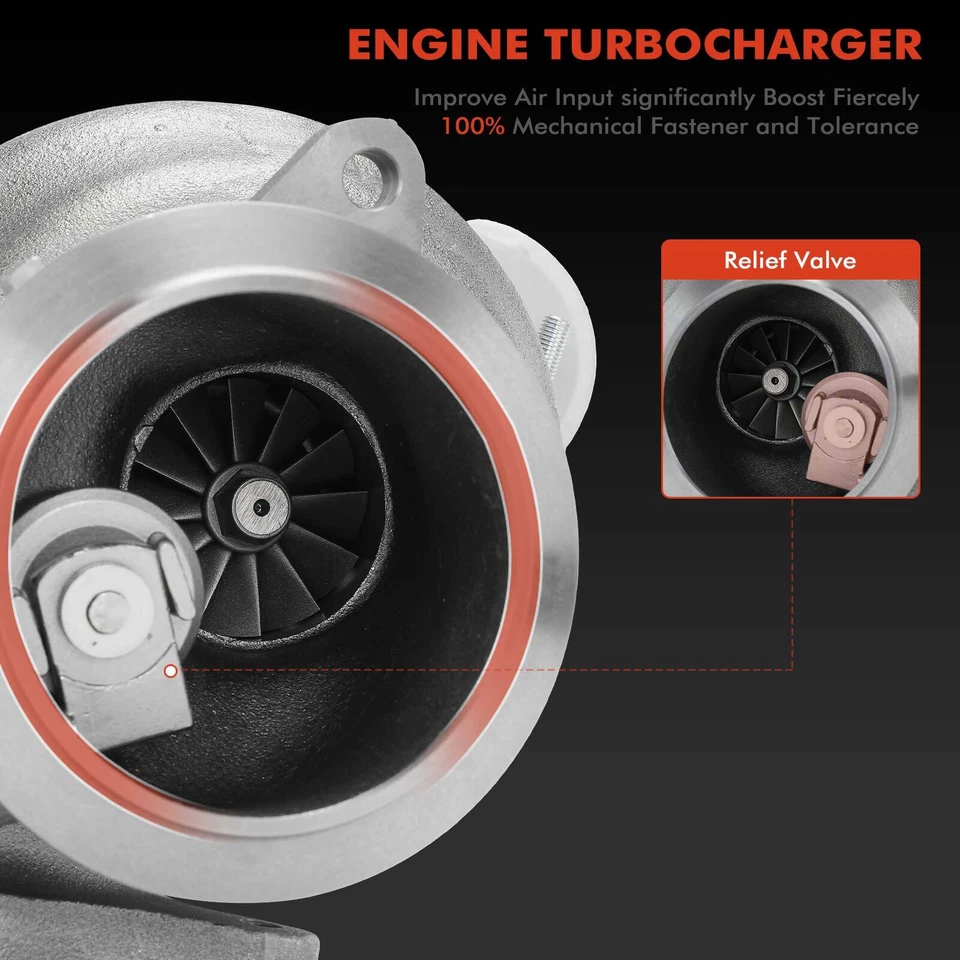 Turbocompresor para Mercedes-Benz A45 AMG 2014-2018 CLA45 AMG 2014-2022 2,0 L Foto 4 de 4