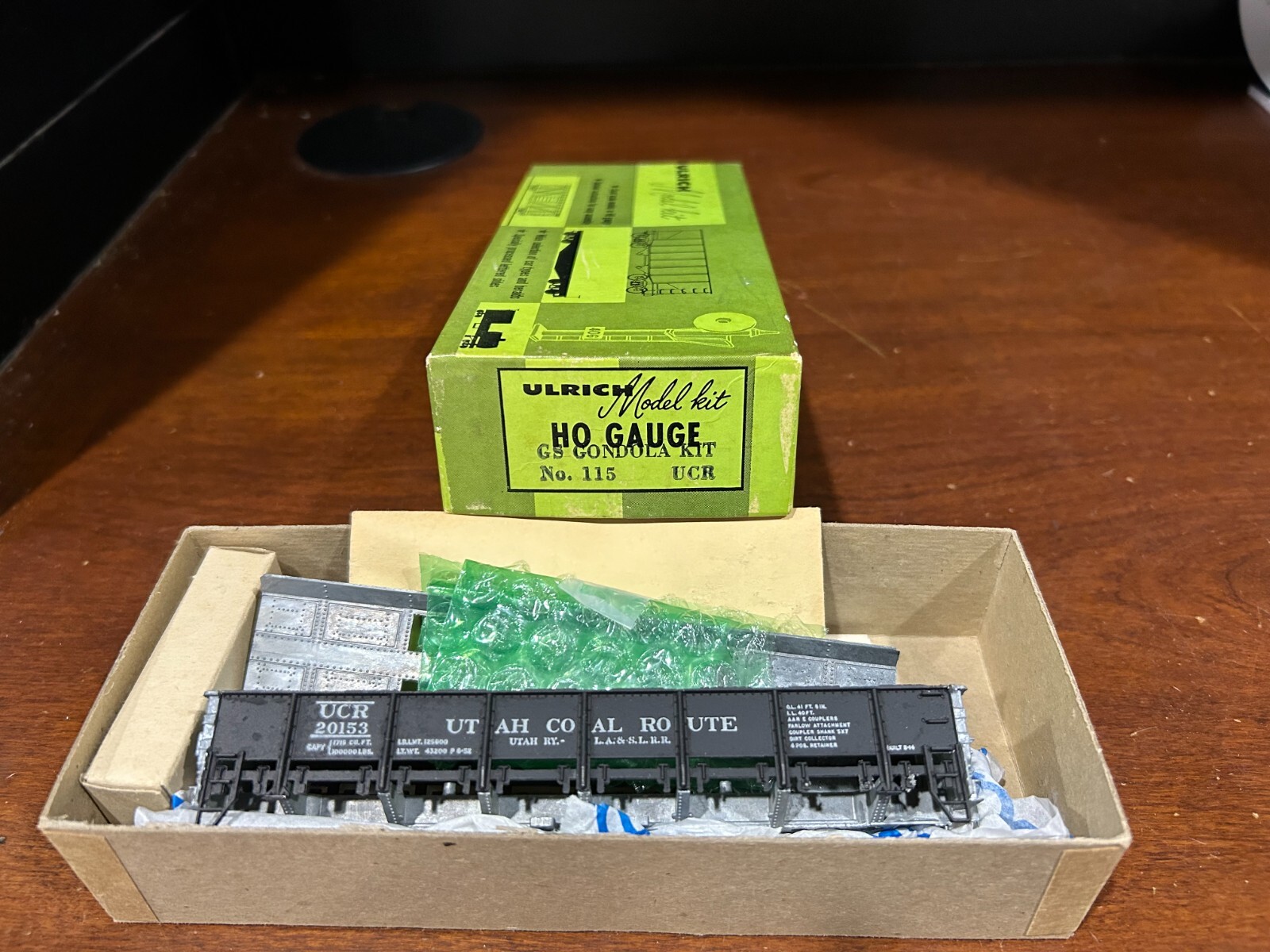 HO Scale Ulrich Utah Coal Route GS gondola kit 20153 eBay