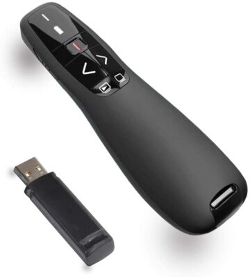 Presenter Powerpoint Fernbedienung Laserpointer 2,4GHz Wireless USB PPT Flip Pen