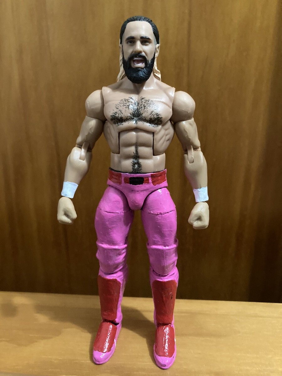 WWE Mattel CUSTOM Elite Seth Rollins Action Figure WrestleMania 39