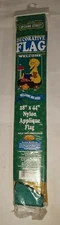 SESAME STREET DECORATIVE NYLON APPLIQUE FLAG 28"x44" WELCOME BIG BIRD #20302 nip