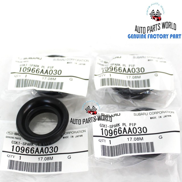 GENUINE OEM SUBARU IMPREZA FORESTER LEGACY SPARK PLUG TUBE SEAL SET