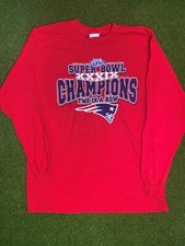 2005 New England Patriots - Super Bowl Champions - Vintage NFL Tee Shirt Large 