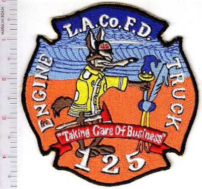 California LA County Fire Dept Calabasas Fire Station 125 Engine NO TARIFF