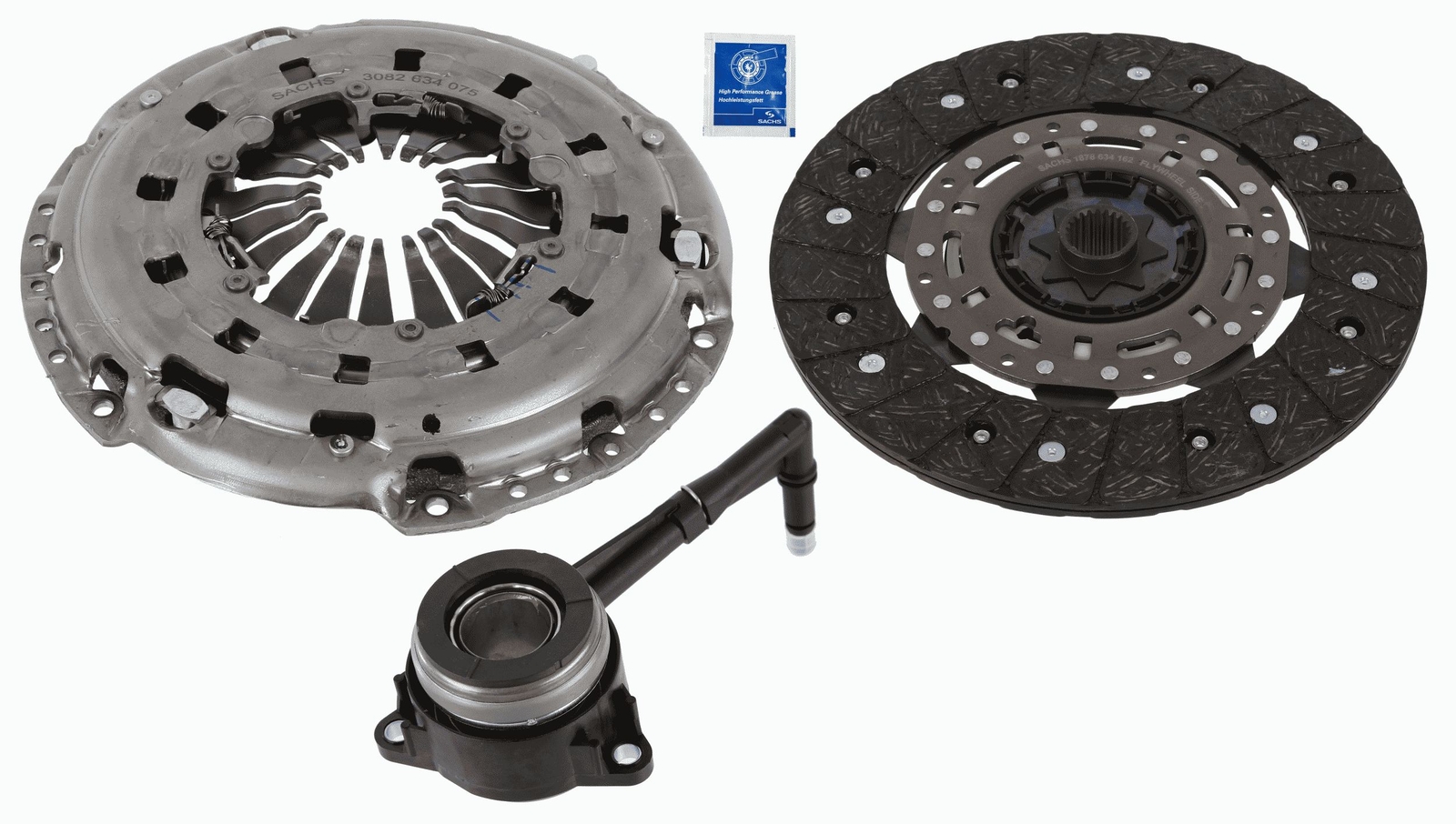 3000 990 589 SACHS Clutch Kit for AUDI,SEAT,SKODA,VW