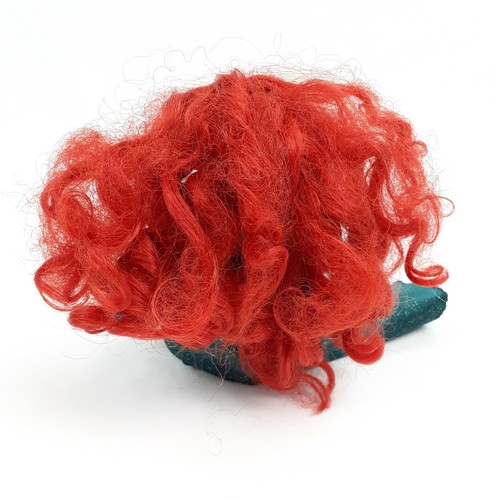 Disney Merida Doll Brave Green Sparkle Dress Big Curly Matted Hair - Picture 4 of 7