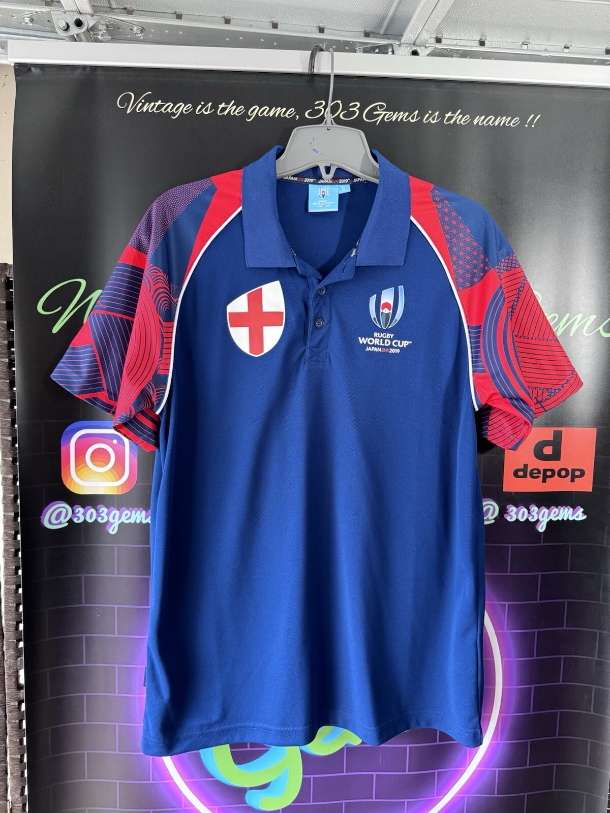 Authentic England Rugby 2019 World Cup Japan Official Jersey Kit RFU ...