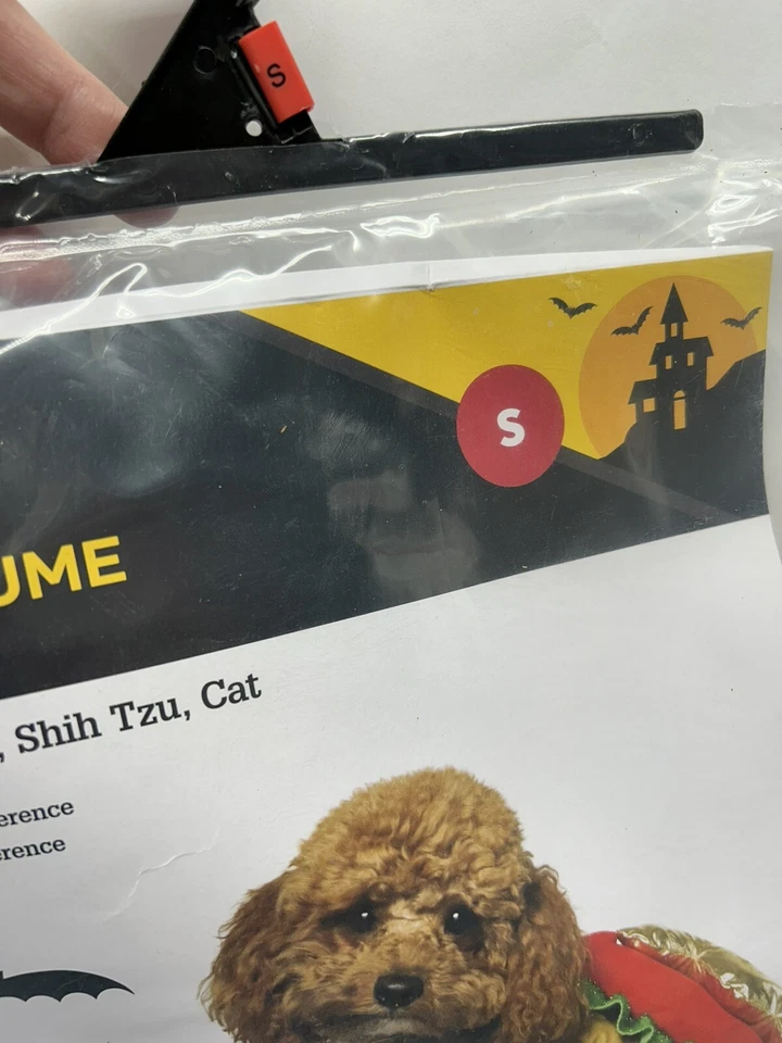 NUEVO Disfraz de Hot Dog Mascota Tamaño Pequeño (10-20 Libras) Halloween Vida Vibrante (SH) Foto 3 de 4