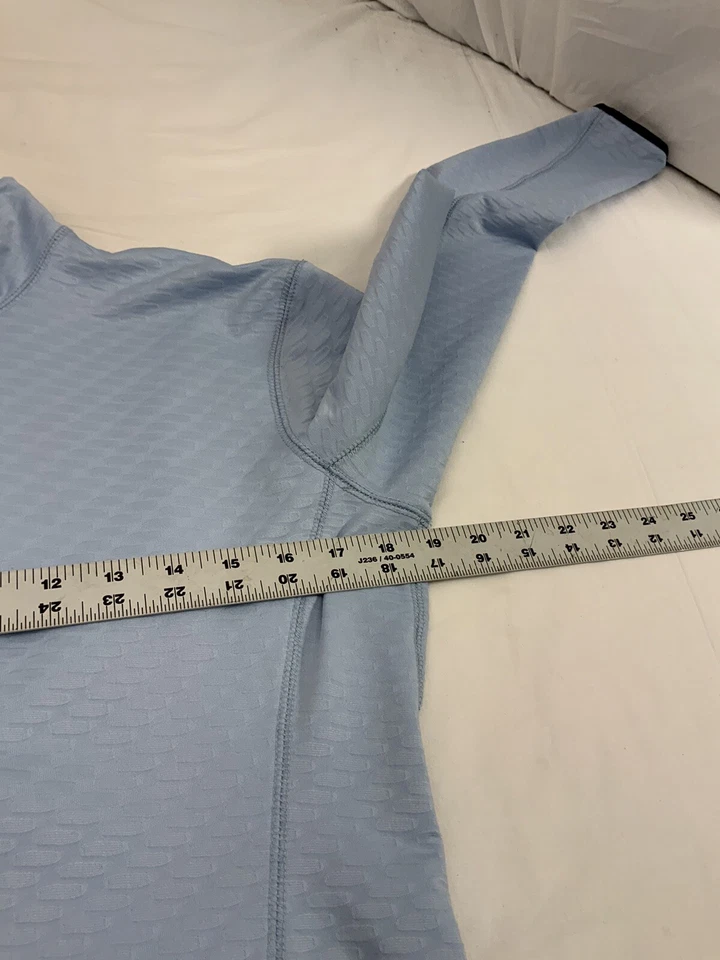 Pullover Alpine 1/2 Cremallera M Azul Manga Larga Poliéster Elastizado YGI W1-185 Foto 3 de 4