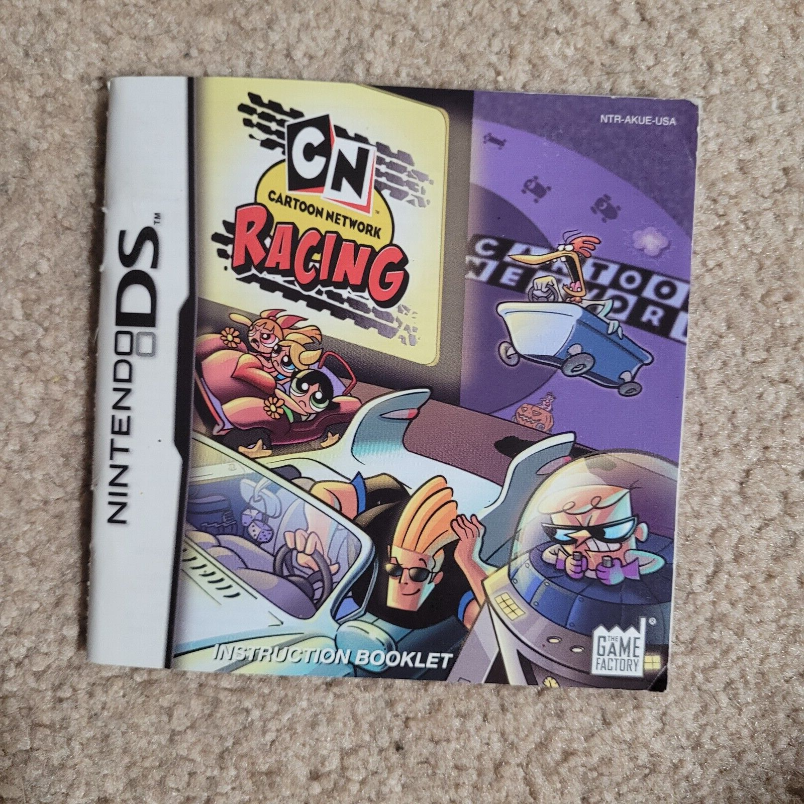 Cartoon Network Racing - Nintendo DS - Authentic - Manual Only ...