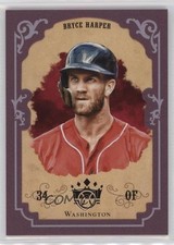 2019 Panini Diamond Kings 2004 DK Retro Plum Framed Bryce Harper #DK04-BH 2u3