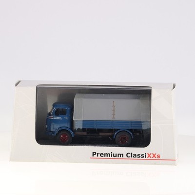 Premium ClassiXXs 12150 Mercedes-Benz LP 911 Pritschen-Lkw 1/43 Blau Grau Neu