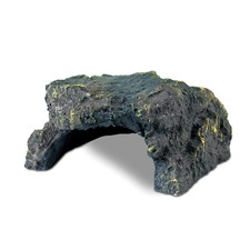 Reptile Rock Hide Cave for Terrarium, Natural Resin Hiding Spot  Habitat Dec...