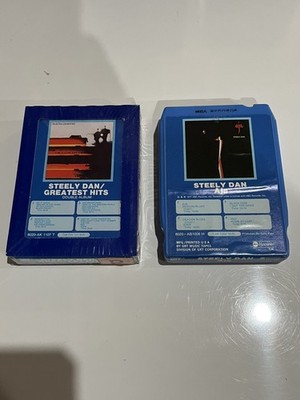 STEELY DAN - SEALED Greatest Hits - 8 Track Tape + STEELY DAN Aja 8 Track Tape