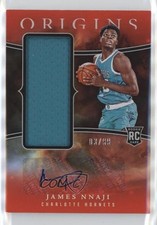 2023-24 Panini Origins Rookie Jersey Red /99 James Nnaji #RJA-NAJ Auto 0jr6