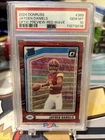 2024 Panini Donruss Jayden Daniels Optic Preview Red Wave Prizm RC #389 PSA 10