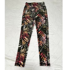 DKNY Sport Womens High Waist 7/8 Length Tight Yoga Pants Leggings Pocket XS New