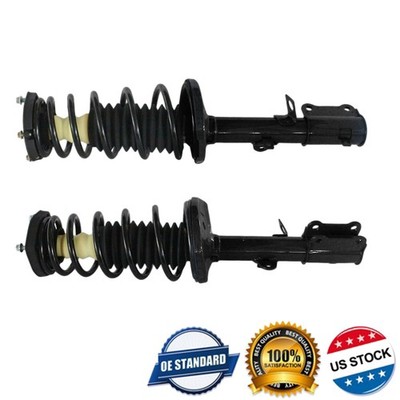 Pair Rear Suspension Strut & Coil Spring Assembly For 1993 94 95 96 97 Geo Prizm