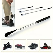 Extendable Shoe Horn Long Handle Telescopic Stainless Steel Shoe Helper