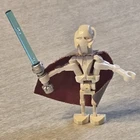 Collectible LEGO Star Wars GENERAL GRIEVOUS with Blue Lightsaber Minifigure