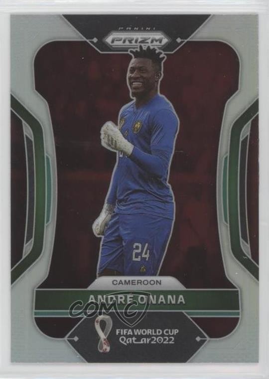 2022 Panini Prizm World Cup Qatar Silver Prizm Andre Onana #37 8yu