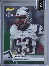 2018 Panini Instant NFL Super Bowl Champions Green 10/10 Kyle Van Noy #467 8gd