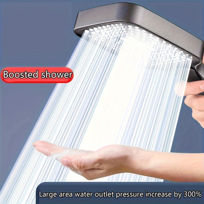#ad #ad Large Area Shower Head 3 Modes Adjustable Pressure Water Saving Flow Shower $17.35