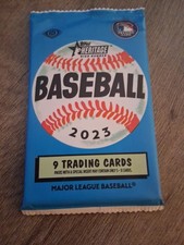 2023 Topps Heritage High Number Factory Sealed Hobby Pack From Box - 9 Cards NEW