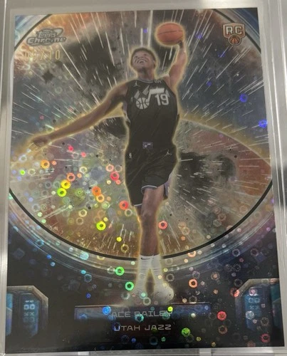 2025 Topps Cosmic Chrome Ace Bailey Black Eclipse Refractor (RAW)