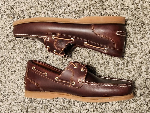 Timberland Amherst Zapato Barco Marrón Mujer Talla 11M - Imagen 3 de 5