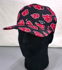 Naruto Shippuden Anime Akatsuski Clouds All Over Print Snapback Hat Cap