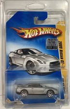 Hot Wheels Nuovi Modelli 2009 Nissan GT-R Silver SIGILLATO IN FABBRICA CON PROTEZIONE