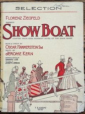 BROADWAY 1927 hit SHOW BOAT rare SÉLECTION partition JEROME KERN