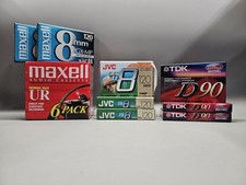 NEW SEALED BLANK CASSETTE TAPE LOT Of 14 Maxell TDK JVC   