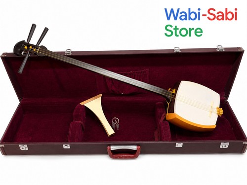 Chuzao Shamisen Japanese Traditional Musical Instrument with Hard Case