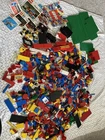Huge Vtg 1970s Lego lot Incl Figures 4.5v Motors & more 490 540 590 Almost 10lbs