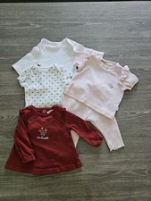 Girls' Newborn Baby Clothes Bundle 0-1 Month River Island, Primark & TU Disney