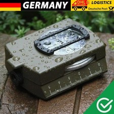 BUNDESWEHR KOMPASS MIT ETUI NEU ARMEE MARSCHKOMPASS OLIV BW ARMY Nachtsicht