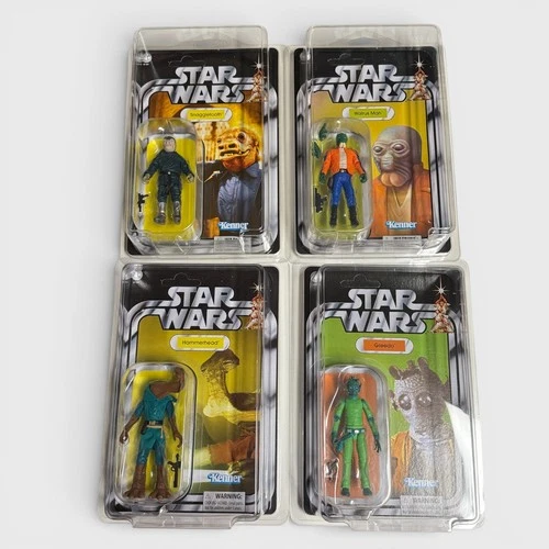 Star Wars Vintage Collection Unpunched Cantina Alien Set VC376 VC377 VC378 VC379