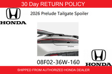 Genuine New 2026 Honda Prelude Tailgate Spoiler 08f02-36w-160