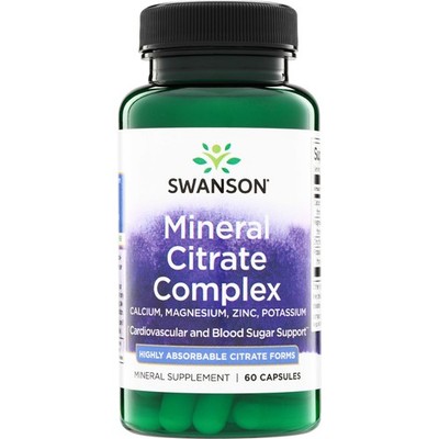 Swanson Multi-Mineral Citrate Complex 60 Capsules