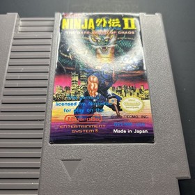 NES Ninja Gaiden 2 The Dark Sword Of Chaos - NICE LABEL Tested