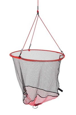 FOX Rage Drop Net 60cm | Spundwandkescher 10m | Gummiert | Inkl. Transporttasche